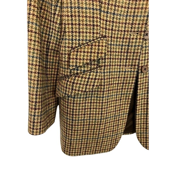 LAUREN Ralph Lauren Houndstooth Wool Equestrian Blazer Jacket  Women's 6  Riding - Picture 3 of 11